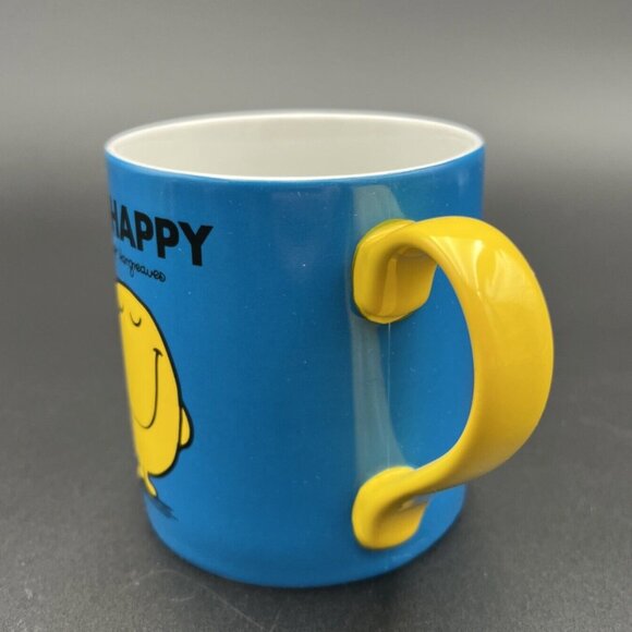 Mr Happy Coffee Mug Mr. Men Little Miss Series Roger Hargreaves Sanrio 2014 - Picture 2 of 10